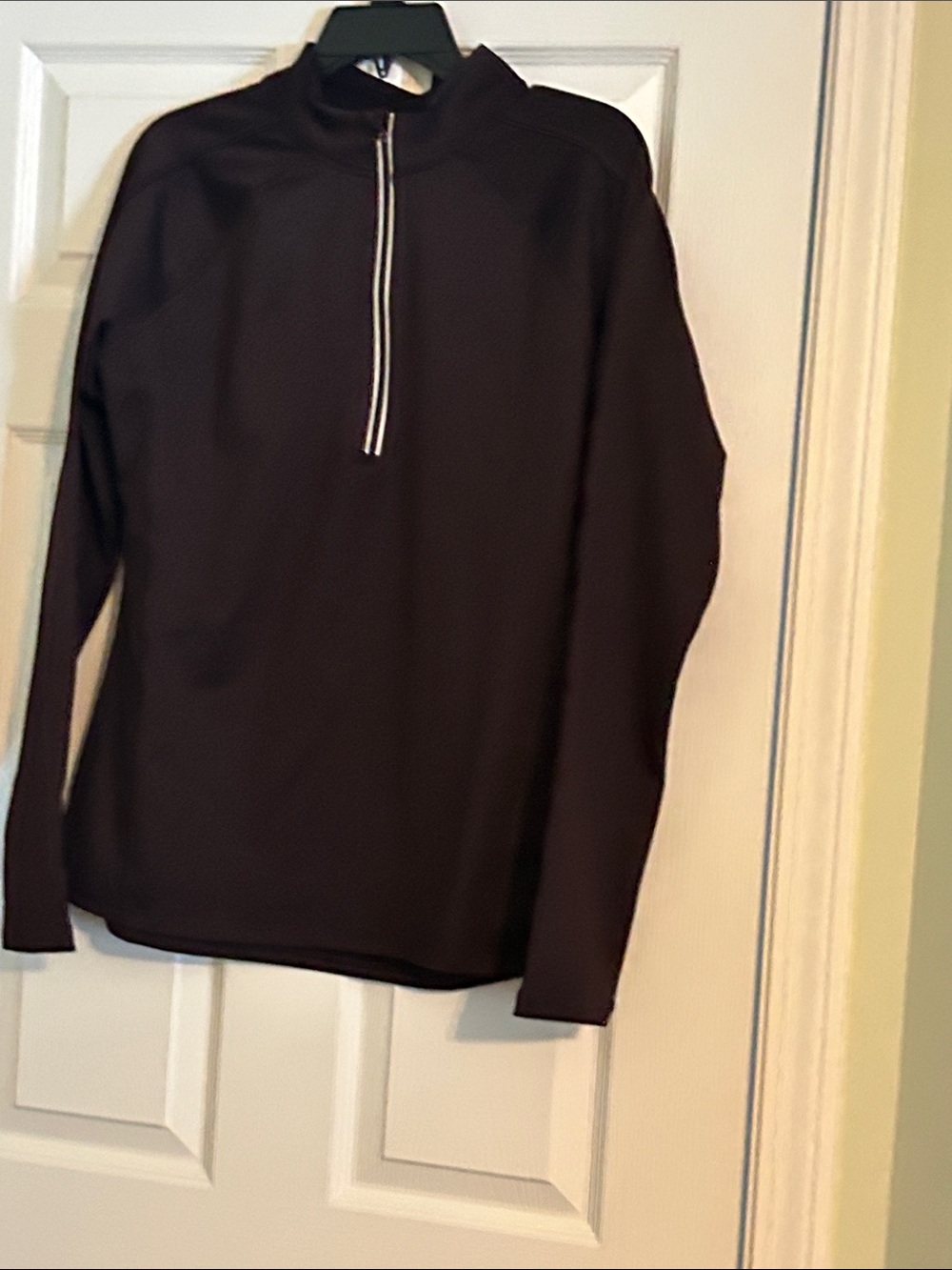 Hind Men's Black Zip-Neck Sweater